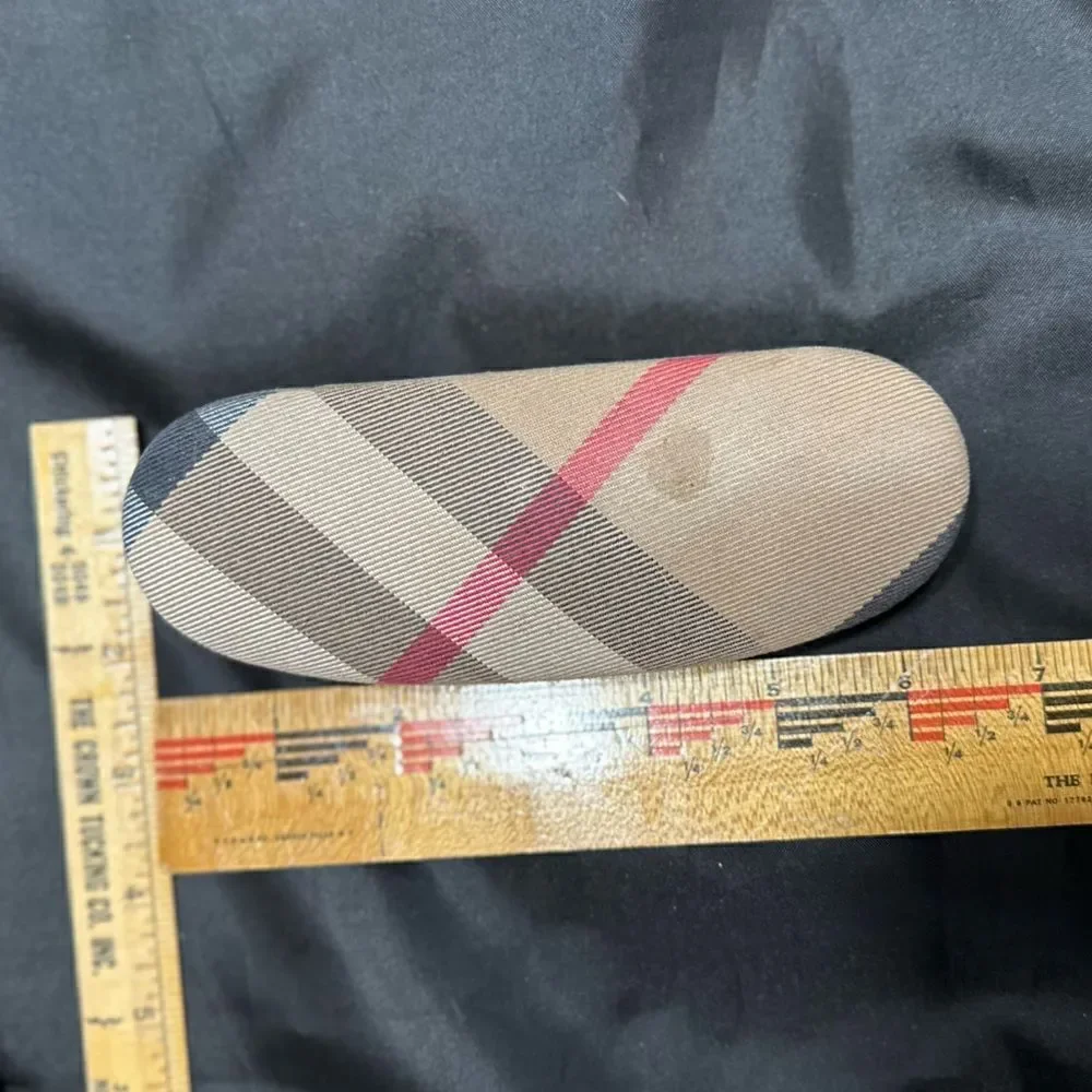 Traditional Burberry Plaid Spectacle Eyeglasses case